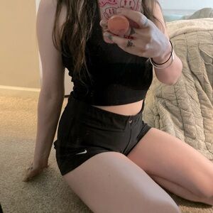 Black Nike Dri-Fit Athletic Shorts